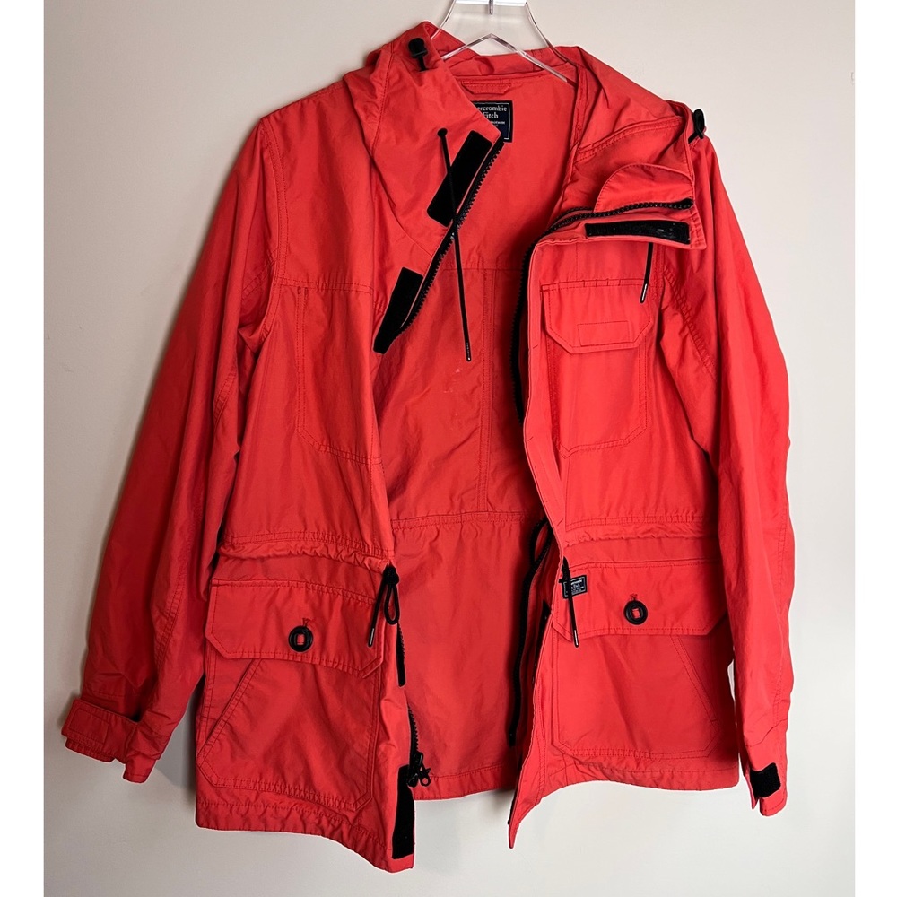 Abercrombie & Fitch Survival Parka Full Zip Jacket Size Small✨ - Picture 5 of 8